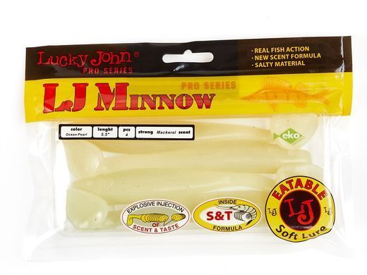 Силікон LJ Minnow 5,5in / 139мм / 4шт