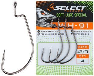 Гачок офсетний Select WH-91 #1/0 (5 шт / уп)