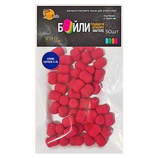 Бойлы Плавающие Флюоро SunFish Wafters Слива Капроик Кислота 8x10mm 50шт