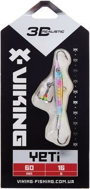 Балансир Viking Fishing Yeti Ice Jig 60mm 16.0g #16 European Values