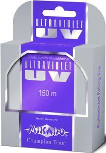 Жилка Mikado Ultraviolet 150м 0,28мм 9,7кг (прозорий)