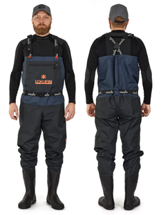 Полукомбинезон заброд. мембран. Norfin PILOT BOOTFOOT 18000мм (сапоги) / 45(XL)