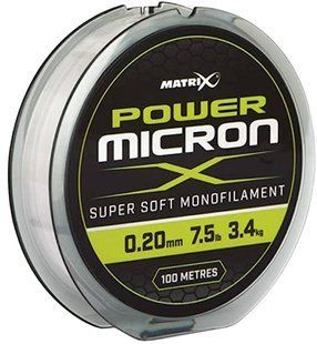 Леска Matrix Power Micron X 100m 0.16mm 5.5lb/2.5kg