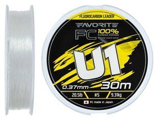 Флюорокарбон Favorite U1 FC 30m #5.0/0.37mm 20.5lb/9.31kg