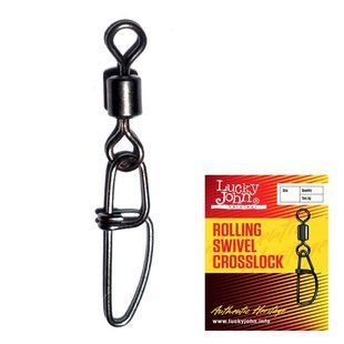 Вертлюжок-застёжка LJ ROLING SWIVEL CROSSLOCK *10