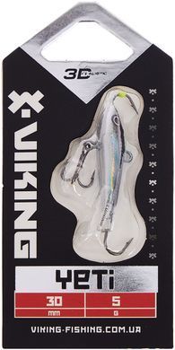 Балансир Viking Fishing Yeti Ice Jig 30mm 5.0g #14 Dark Mackerel