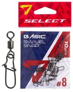 Вертлюжок с застежкой Select Basic Swivel Snap #8 (10 шт/уп)