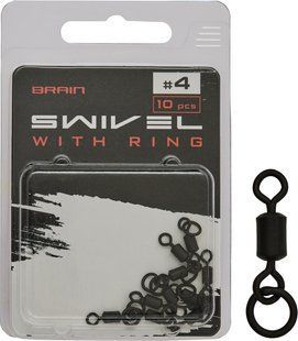 Вертлюжок Brain Swivel With Ring #4 (10 шт/уп) SGCA-8013-4