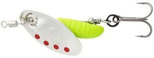 Блешня Savage Gear Grub Spinners #2 5.8g Silver Red Lime