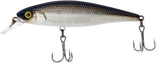 Воблер Jackall Squad Minnow 95SP 95mm 14.0g HL Silver & Black