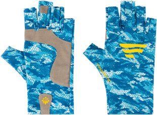 Перчатки Favorite Solar Fishing Gloves 5 Cut L/XL ц:white/blue
