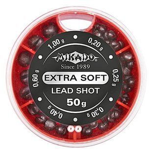 Грузки дріб Mikado Extra Soft Lead Shot набір 70гр.
