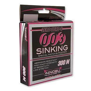 Леска Lineaeffe NOBU Pro-Cast 003 Sinking 0.18мм 300м FishTest-3.65кг (чёрная/тонущая) Made in Japan