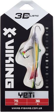 Балансир Viking Fishing Yeti Ice Jig 75mm 36.0g #02 Green Glam