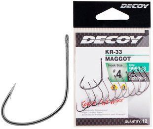 Крючок Decoy KR-33 Maggot 10, 14 шт / уп
