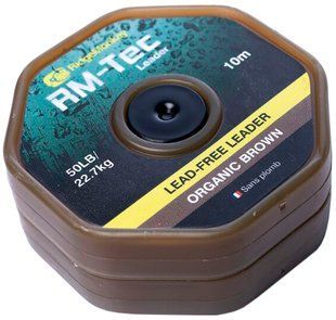 Лидкор RidgeMonkey RM-Tec Lead Free Leader Organic Brown 50lb 10м