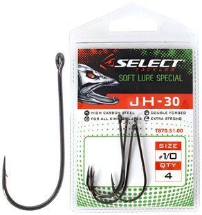 Крючок Select JH-30 #1/0 (4 шт / уп)