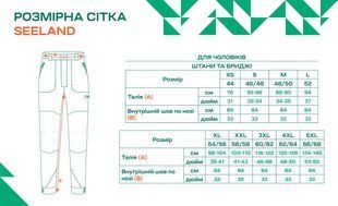 Штани Seeland Climate Hybrid 52 Зелений