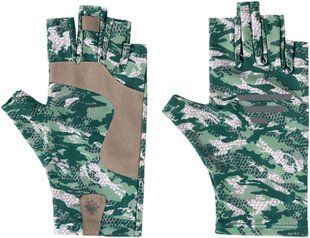 Перчатки Favorite Solar Fishing Gloves 5 Cut S/M ц:green