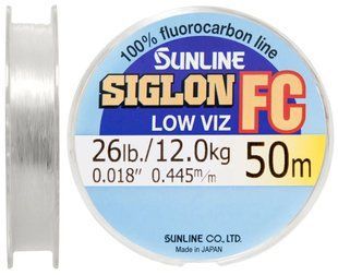Флюорокарбон Sunline Siglon FC 50m 0.445mm 12.0kg повідковий