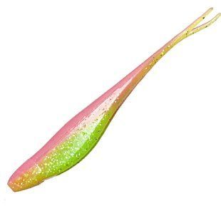 Плавающий силикон ZMAN Scented Jerk Shadz 4" 5pc #Electric Chicken (SJS4-60PK5)
