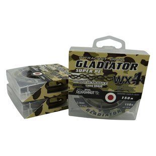 Шнур "GLADIATOR" CAMO (камуфлированный, 4-х жильный) 150 m / 0.14 mm