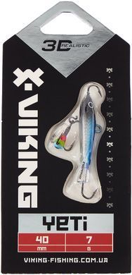 Балансир Viking Fishing Yeti Ice Jig 40mm 7.0g #03 Light Blue Glam