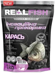 Прикормка Real Fish Silver Series Карась Тимьян-чеснок 1kg