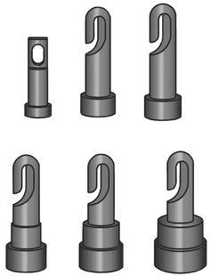 Стопор задний Stonfo 5 Small Sizes Base Plugs 2.8мм