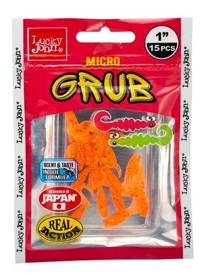 Твістер силікон. MICRO GRUB LJ Pro Series 1"/ 036 *15