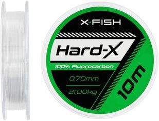 Флюорокарбон X-Fish Hard-X 10m (clear) 0.70mm 21.00kg
