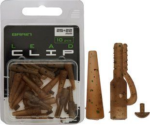 Безопасная клипса Brain Lead Clip With Cone 25+22mm Camo (10 шт/уп) SGXA-CA02