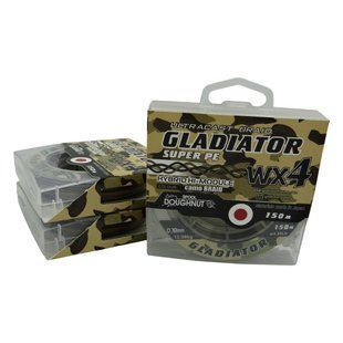 Шнур "GLADIATOR" CAMO (камуфлированный, 4-х жильный) 150 m / 0.18 mm