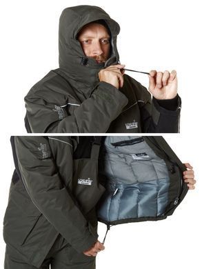 Костюм зимовий мембран. Norfin ELEMENT GRAY -20&deg;/ 6000мм / XL