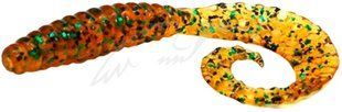 Силікон Bait Breath Curly Grub 4.5" (8шт) (Ur24 Pumpkin/green*seed)