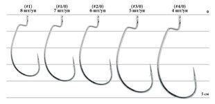 Гачок Decoy Worm13S Rock fish Limited 01, 8 шт / уп