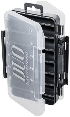 Коробка DUO Reversible Lure Case 100 Pearl Black/Clear