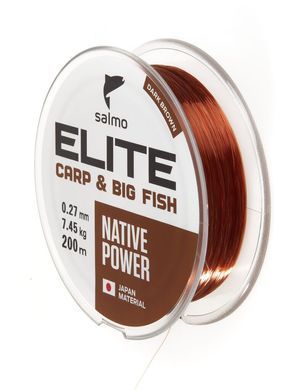 Жилка моно. Salmo Elite CARP & BIG FISH 200/027 (інд.уп/ *5)