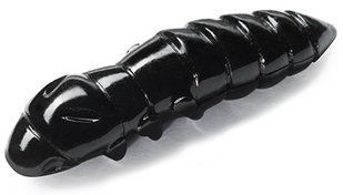 Силікон FishUP Pupa 1.5"" cheese taste #101 - Black (8шт/уп)