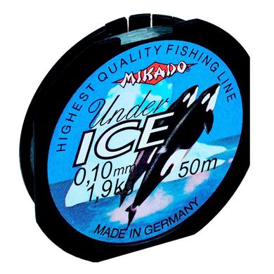 Волосінь Mikado Under Ice 25м 0,16мм 3,4кг (прозорий) 1шт.