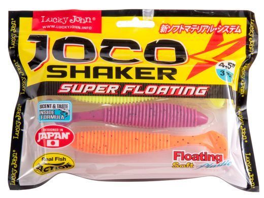 Виброхвосты съедобные LJ Pro Series JOCO SHAKER 4.5in (11.43)/F33 3шт.
