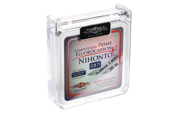 Флюорокарбон Mikado Nihonto Fluorocarbon Prime 10м 0,25 мм 4,7кг (прозорий)