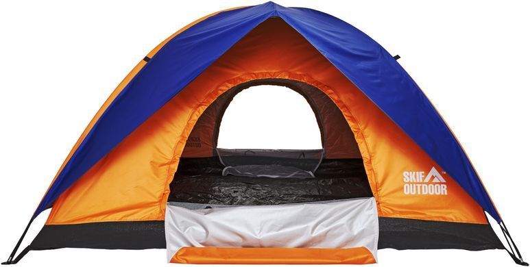 Палатка Skif Outdoor Adventure II, 200x200 cm (3-х местная), ц:orange-blue