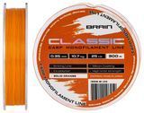 Волосінь Brain Classic Carp Line (solid orange) 300m 0.35mm 25lb 10.7kg