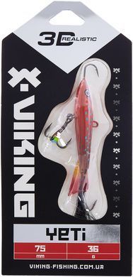 Балансир Viking Fishing Yeti Ice Jig 75mm 36.0g #07 Coral Trout