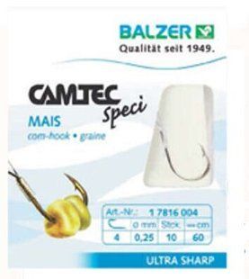 Гачок з повідцем Balzer Camtec на кукурудзу №8 10шт.