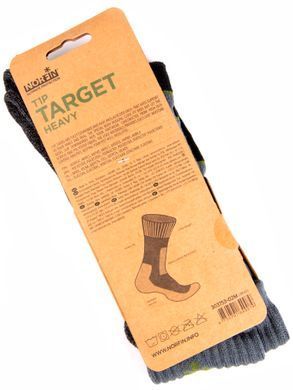 Носки Norfin TARGET HEAVY T1P (70% акрил,20% полиэст.,5% нейлон,5% эласт.) р.(39-41) M