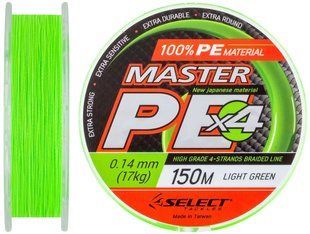 Шнур Select Master PE 150m (салат.) 0.14мм 17кг