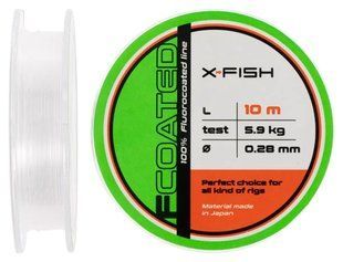 Флюорокарбон X-Fish FCoated 10m 0.28mm 5.9kg