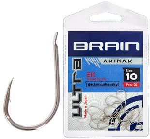 Крючок Brain Ultra Akinak #10 (20шт/уп)